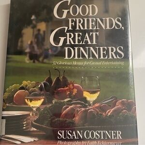 ❄️ Vintage 80s Good Friends Great Dinners Hard Cover Cookbook